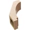 Ekena Millwork 5-inch W x 10-inch D x 14-inch H Imperial Rough Cedar Woodgrain TimberThane Knee Brace, Primed BRCUR05X10X14IMPRCPR - alternate 2